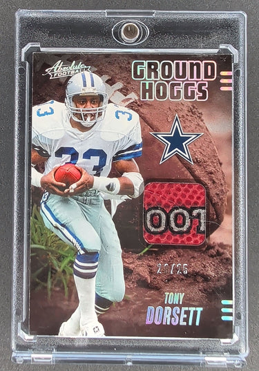 2025 Panini Absolute Tony Dorsett Ground Hoggs Materials Silver #/25 H01