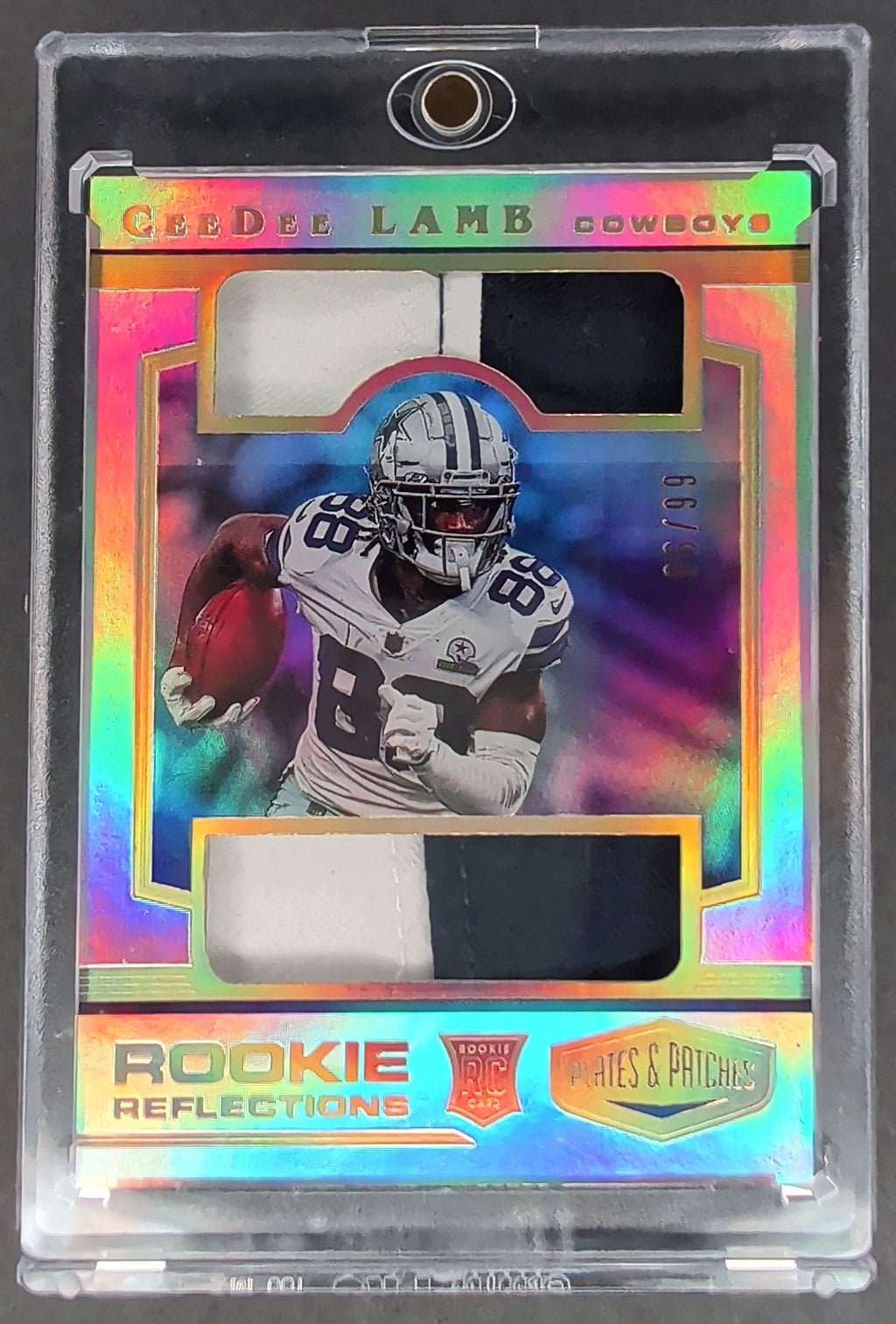 2020 Panini Plates & Patches - Rookie Reflections #RR-CD CeeDee Lamb #/99 H01