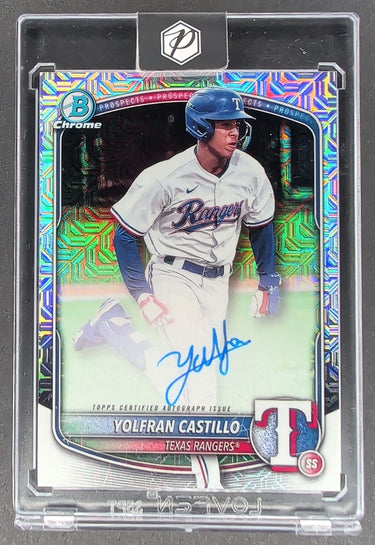 2025 Bowman Yolfran Castillo Chrome Prospect Auto Mojo Refractor  H02