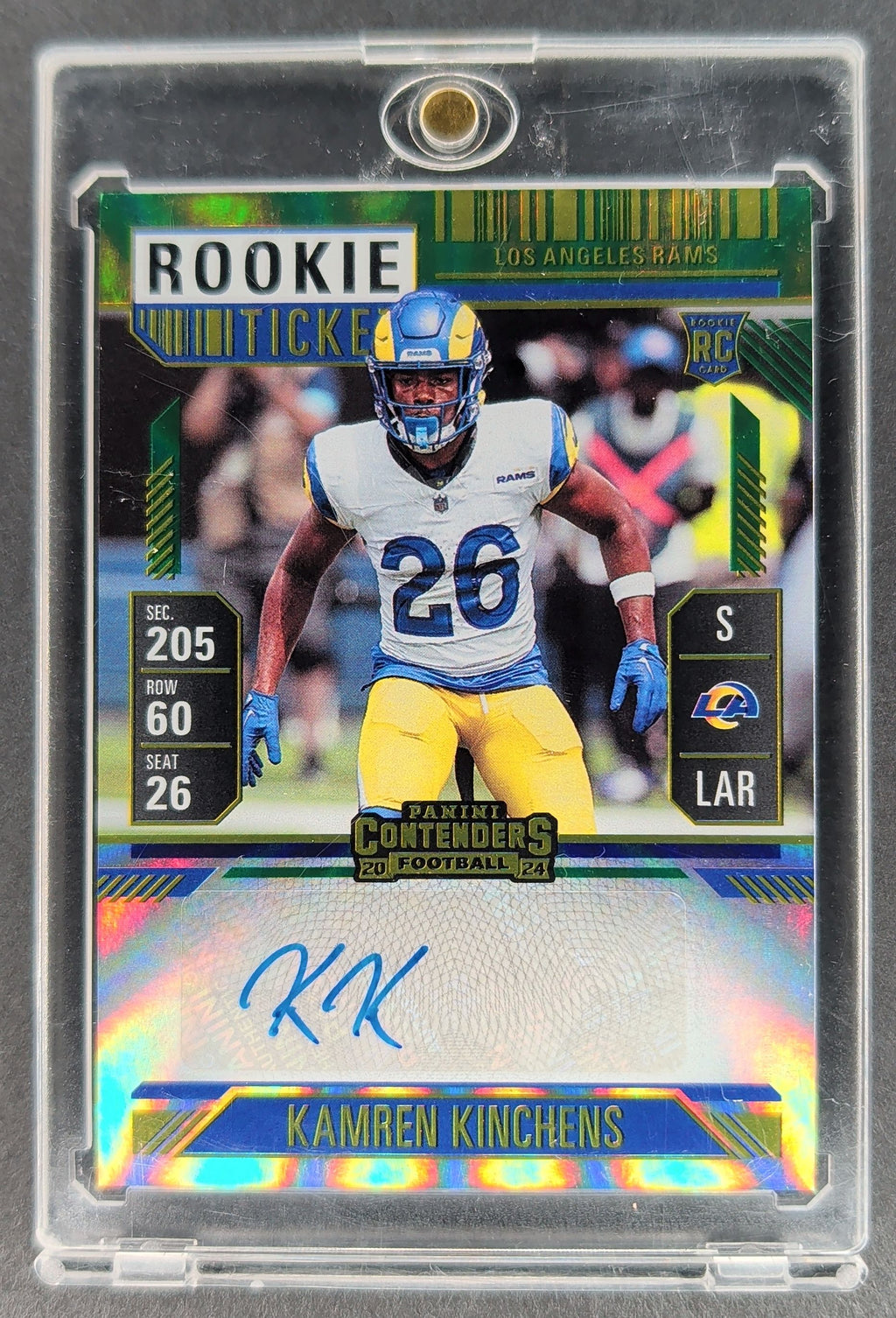 2024 Panini Contenders #178 Kamren Kinchens Rookie Ticket Auto H02