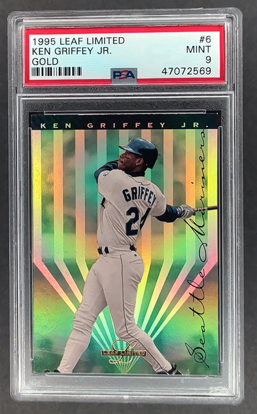 1995 Leaf Limited #6 Ken Griffey, Jr. Gold PSA 9 Graded Slab H02