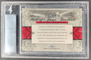 2018 Leaf Cut Signature History of Baseball Duke Snider Graded Slab H02