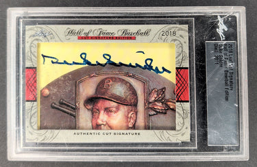 2018 Leaf Cut Signature History of Baseball Duke Snider Graded Slab H02