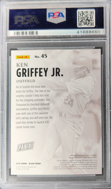 2016 Panini Black Friday #45 Ken Griffey Jr. Wedges #/50 PSA 10 H03