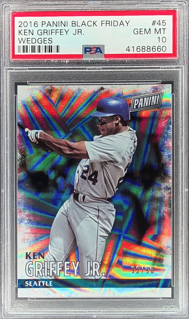 2016 Panini Black Friday #45 Ken Griffey Jr. Wedges #/50 PSA 10 H03