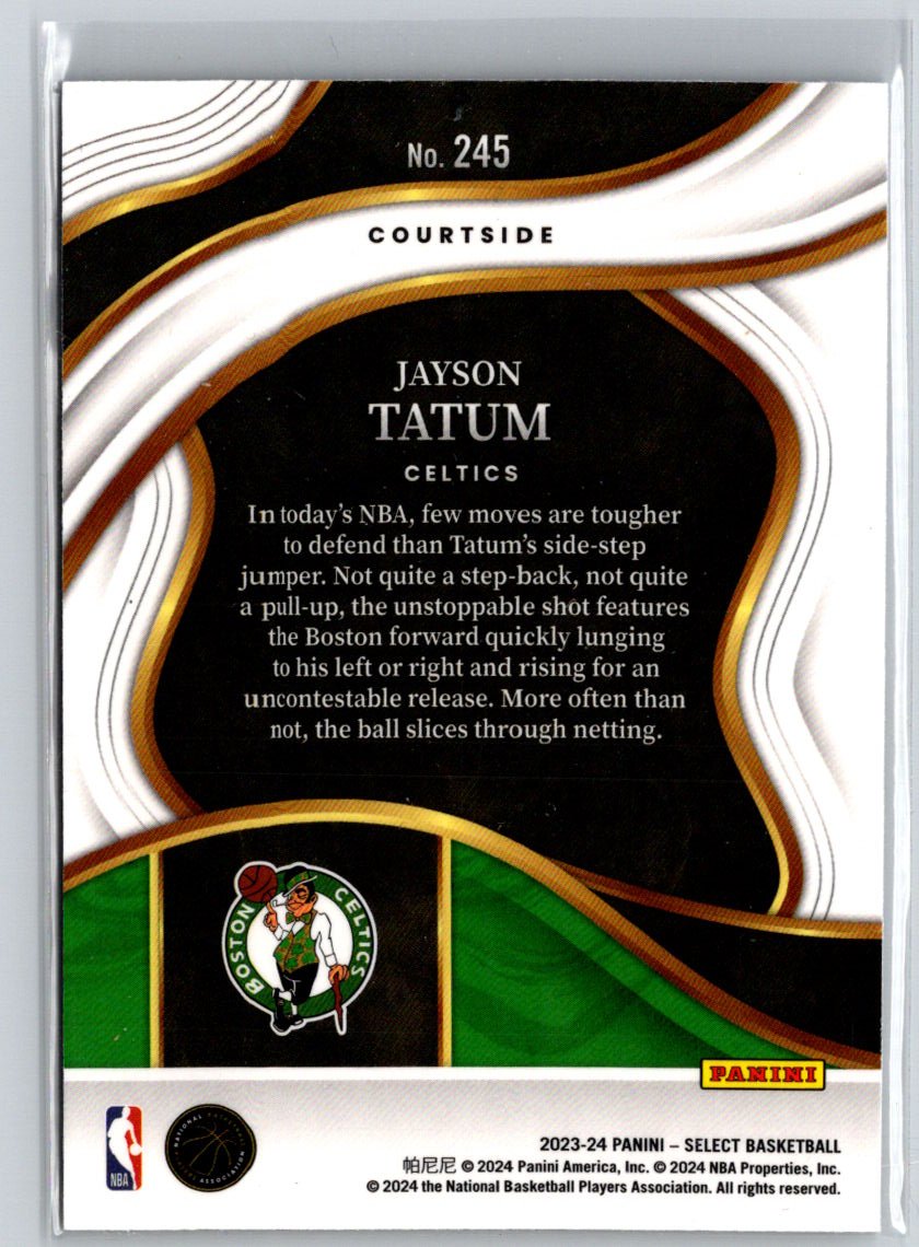 2023-24 Panini Select #245 Jayson Tatum Blue (Retail Base) J01