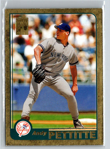 2001 Topps #433 Andy Pettitte Gold #/2001 J02
