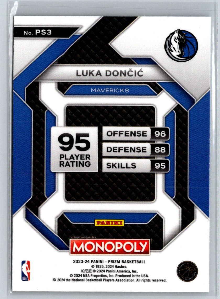 2023-24 Panini Prizm Monopoly #PS3 Luka Doncic All-Star J02