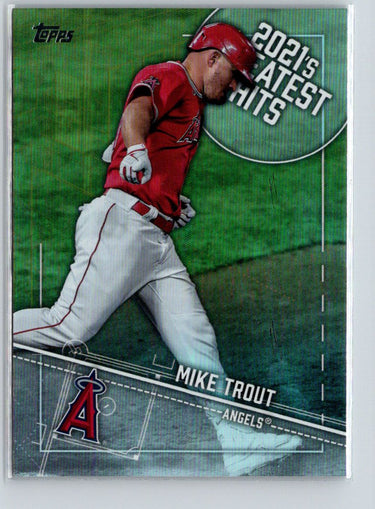 2022 Topps #21GH-4 Mike Trout 2021's Greatest Hits J02