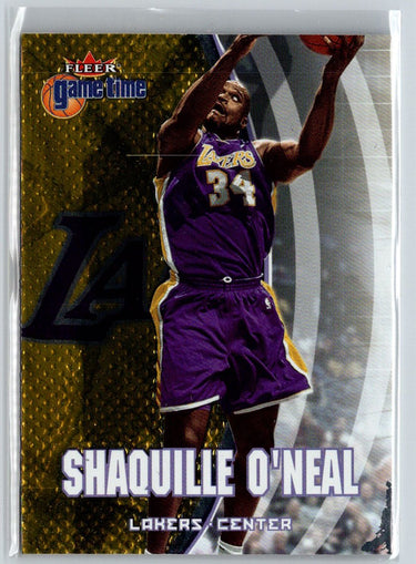 2000-01 Fleer Game Time #58 Shaquille O'Neal J03
