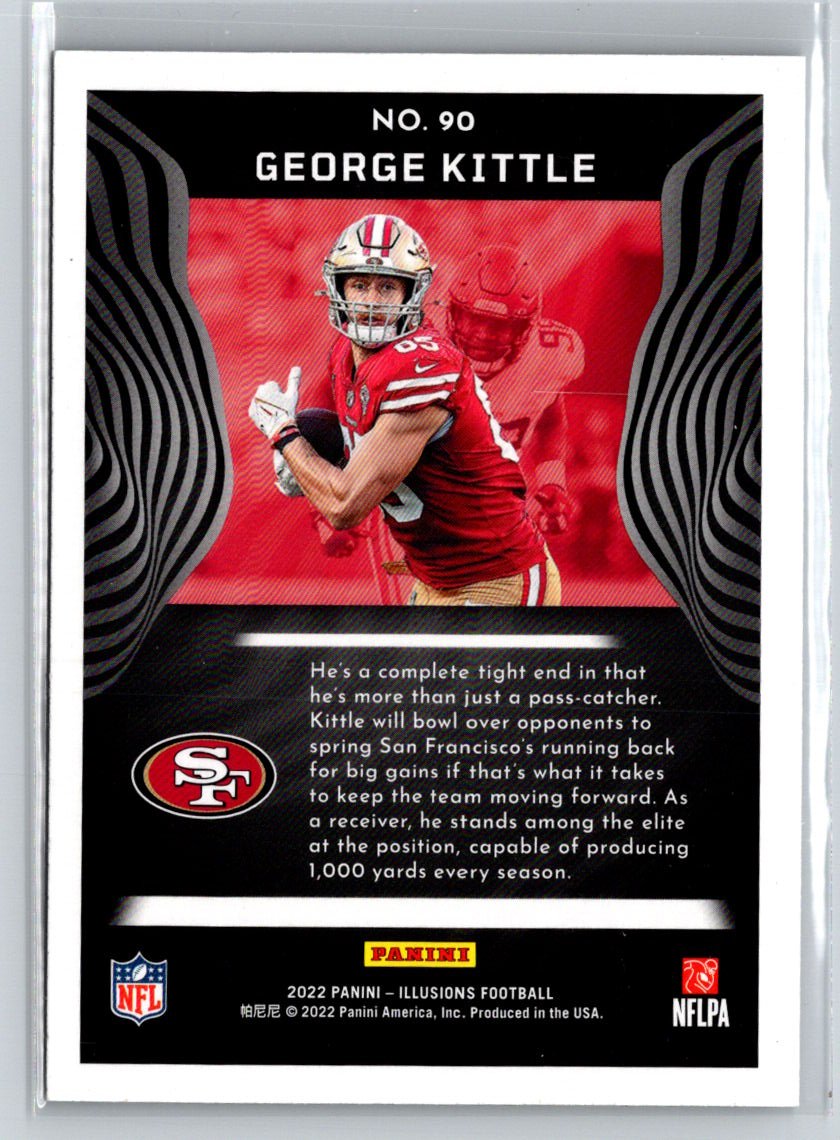 2022 Panini Illusions #90 George Kittle Retail J03