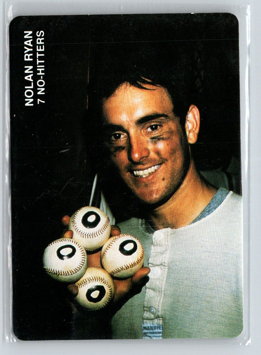 1992 Mother's Cookies Nolan Ryan 7 No-Hitters #4 Nolan Ryan J04