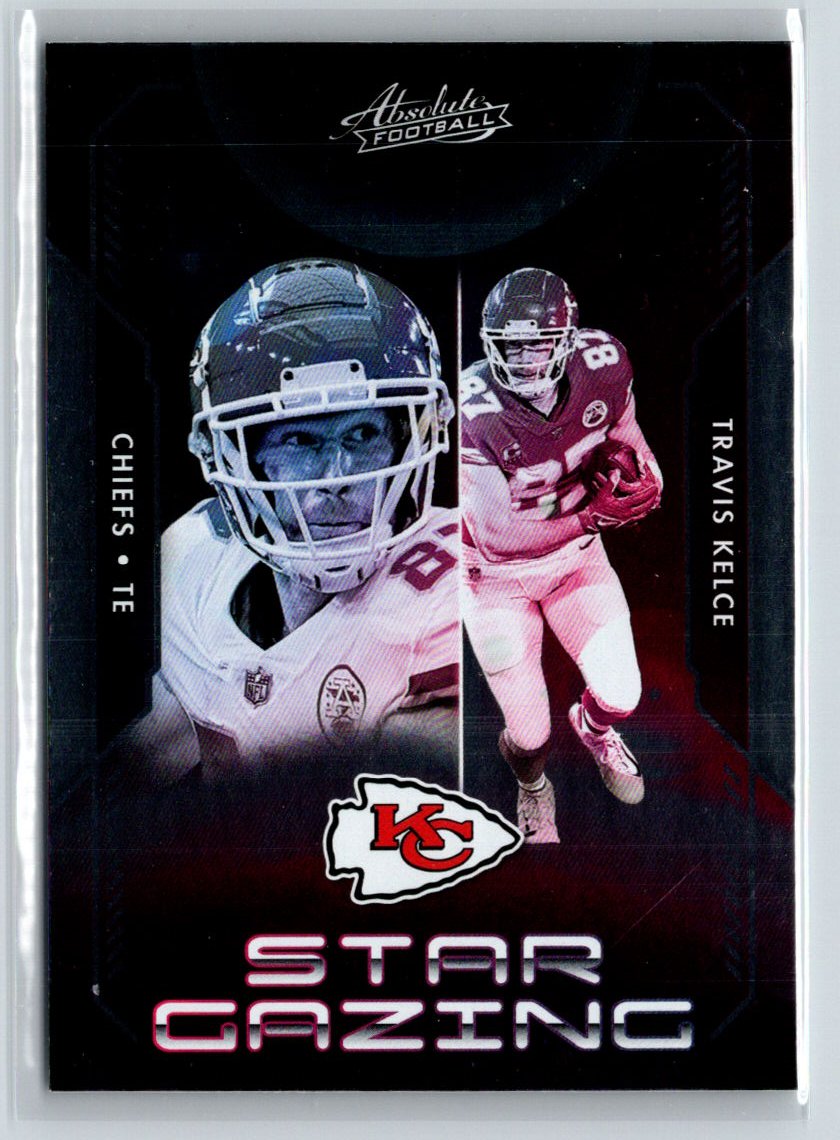 2023 Panini Absolute #SG-19 Travis Kelce Star Gazing J04
