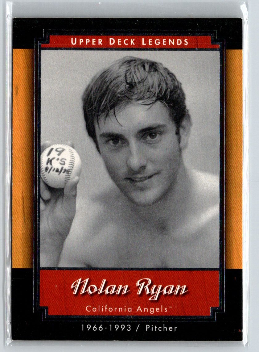 2001 Upper Deck Legends #3 Nolan Ryan J05