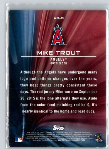 2016 Topps Opening Day #AR-8 Mike Trout Alternate Reality J05