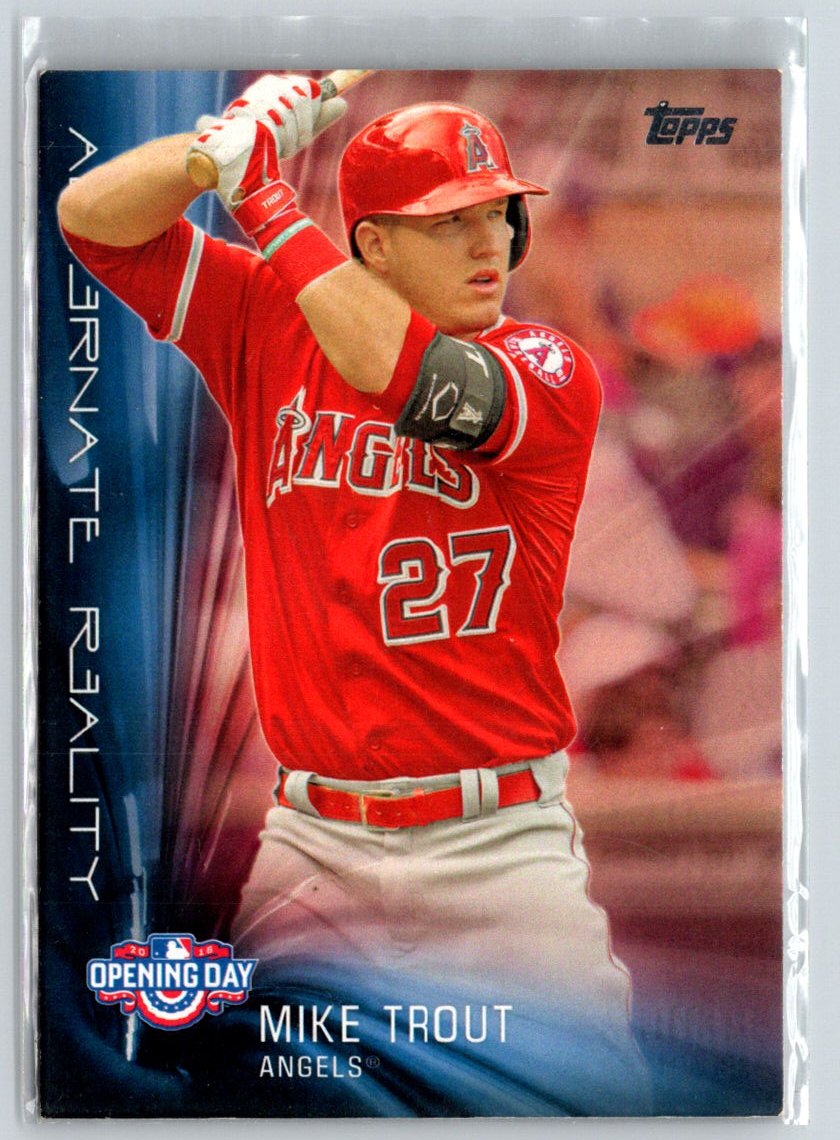 2016 Topps Opening Day #AR-8 Mike Trout Alternate Reality J05