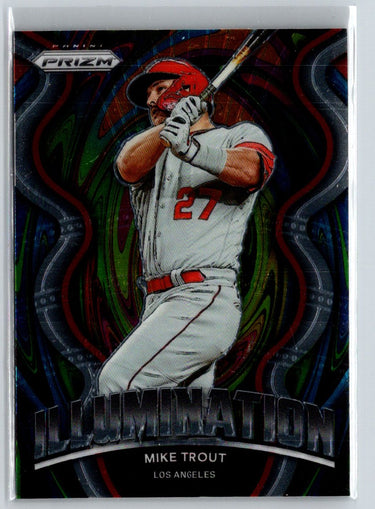 2022 Panini Prizm #IL-10 Mike Trout Illumination J05