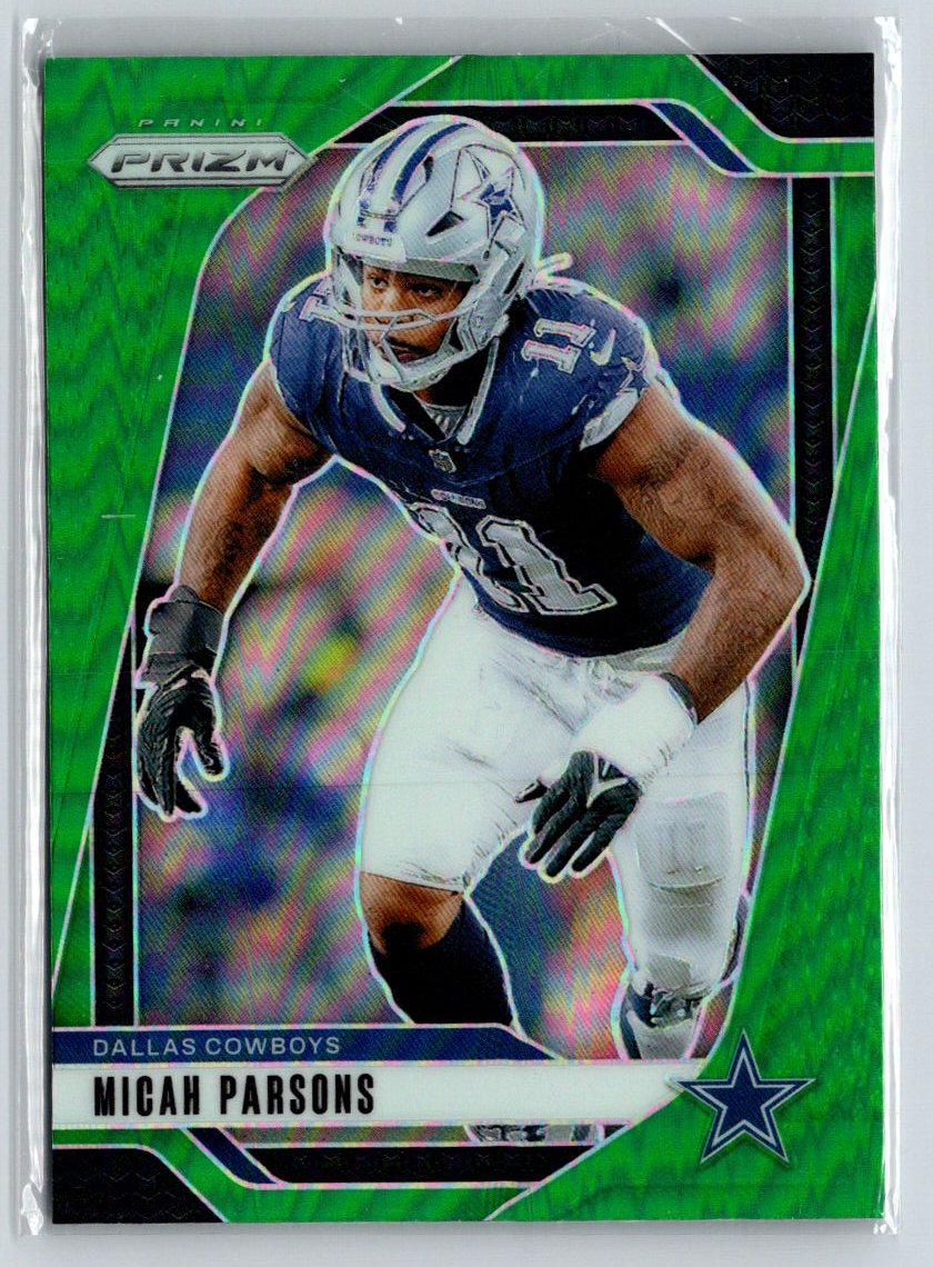 2024 Panini Prizm #77 Micah Parsons Green Wave J07