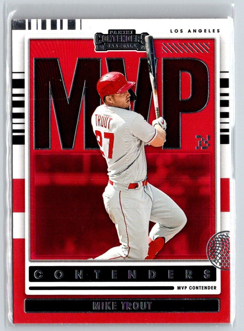 2021 Panini Contenders #MVP-MT Mike Trout MVP Contenders J07