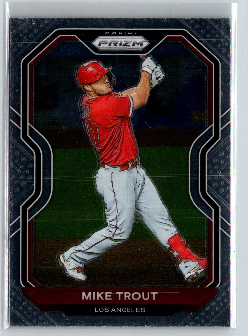 2021 Panini Prizm #173 Mike Trout Silver Prizm J07