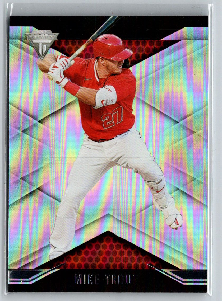 2021 Panini Chronicles #16 Mike Trout Titanium J08