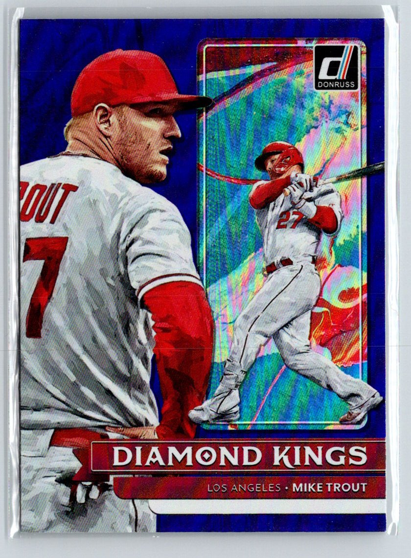2022 Donruss #14 Mike Trout Holo Purple J08
