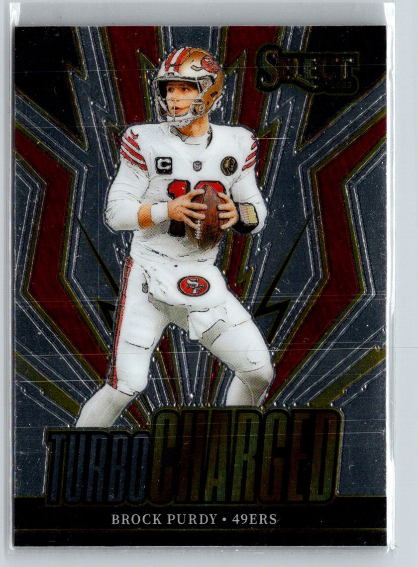 2023 Panini Select #TUR-BPU Brock Purdy Turbocharged J08