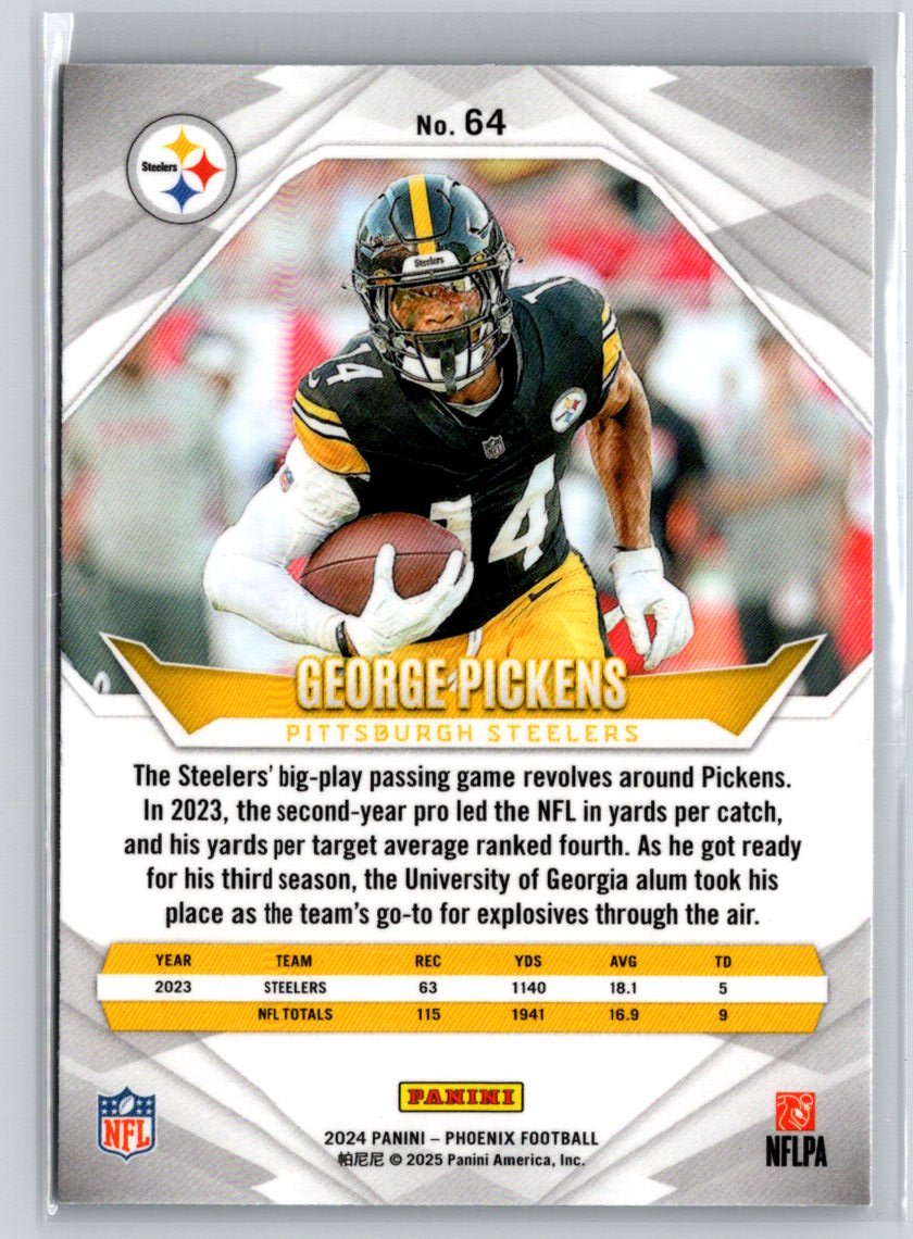2024 Panini Phoenix #64 George Pickens International J09