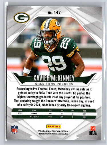 2024 Panini Phoenix #147 Xavier McKinney International J10