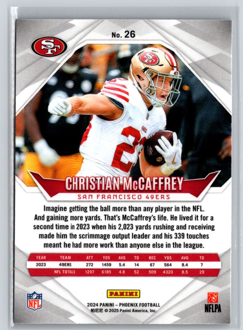 2024 Panini Phoenix #26 Christian McCaffrey J10