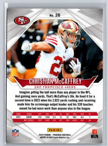 2024 Panini Phoenix #26 Christian McCaffrey J10