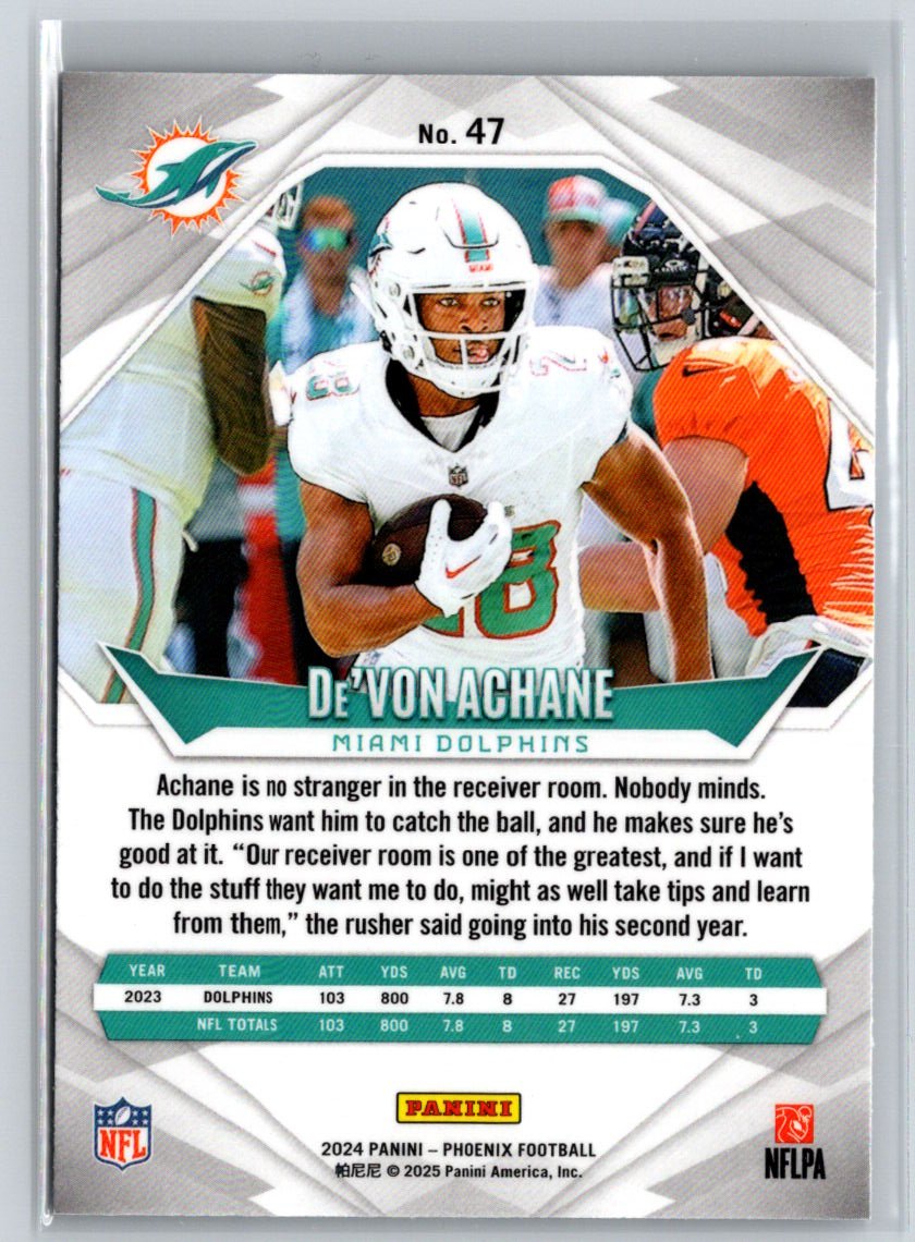 2024 Panini Phoenix #47 De'Von Achane International J11