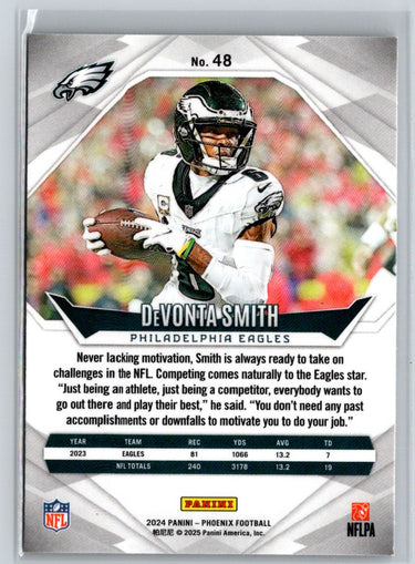 2024 Panini Phoenix #48 DeVonta Smith International J11