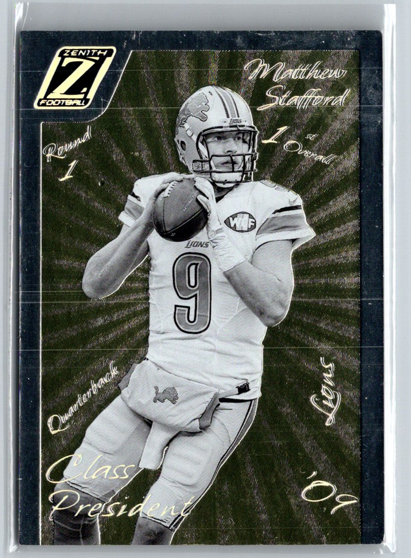 2022 Zenith #CP-2009 Matthew Stafford Class President J12