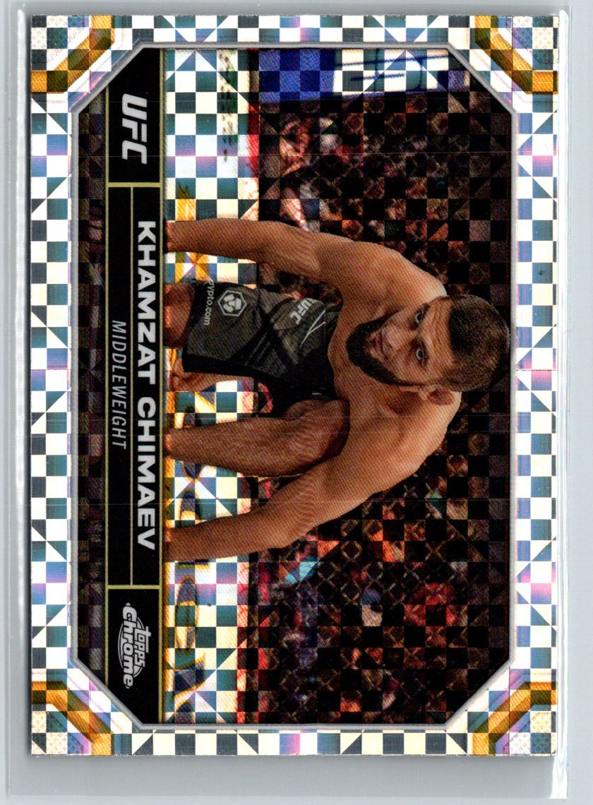 2024 Topps Chrome UFC #114 Khamzat Chimaev X-Fractor J12