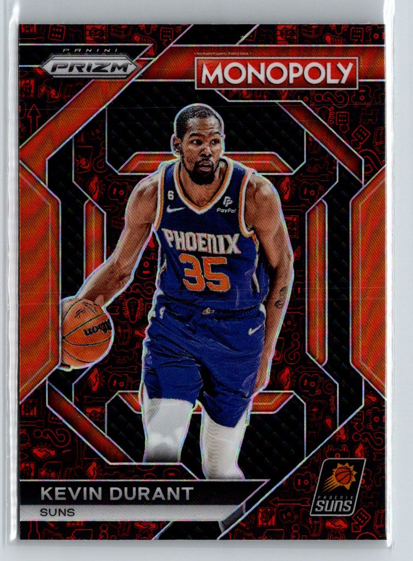 2023-24 Panini Prizm Monopoly  Kevin Durant All-Star Red Pattern J12