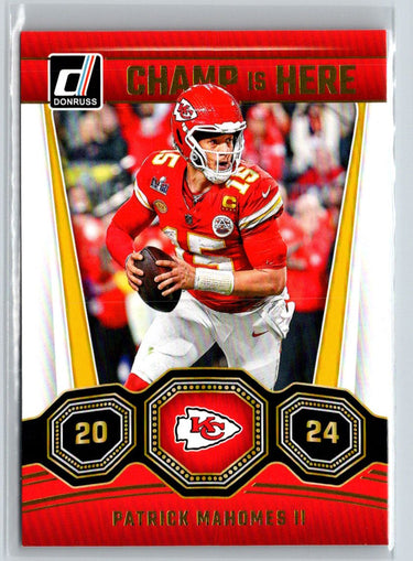 2024 Donruss - Champ is Here #1 Patrick Mahomes II J13