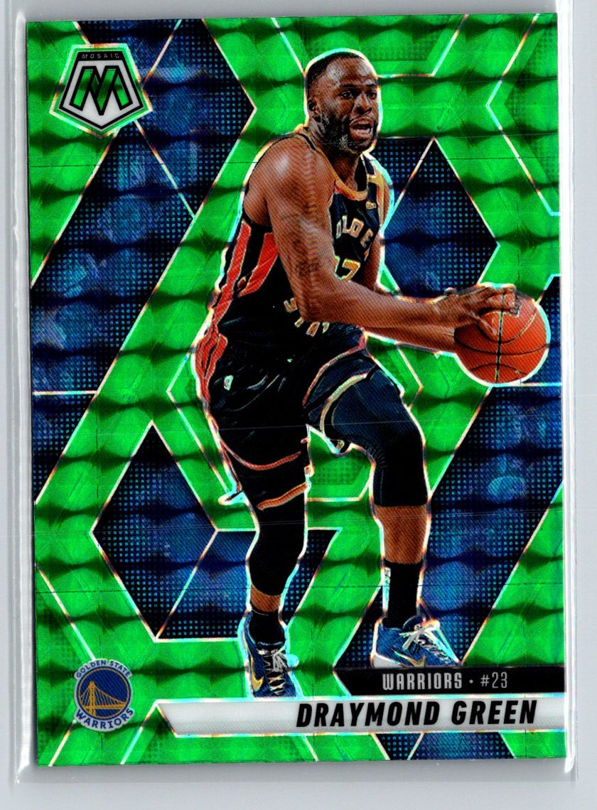 2024-25 Panini Mosaic #140 Draymond Green Green Mosaic J13