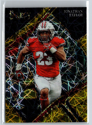 2023 Panini Select Draft Picks #146 Jonathan Taylor Gold Lazer Prizm J14