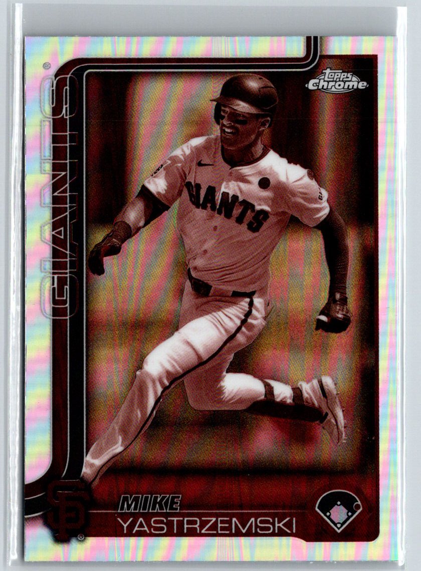 2025 Topps Chrome #40 Mike Yastrzemski Topps Refractors J14