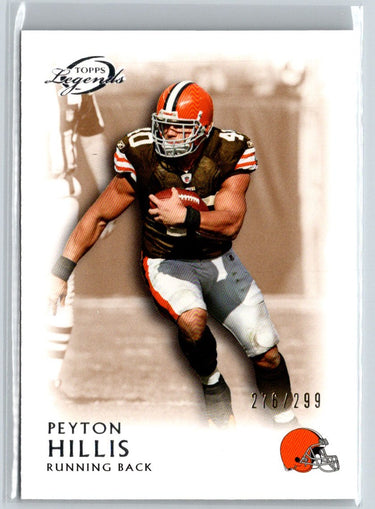 2011 Topps Gridiron Legends #121 Peyton Hillis Bronze #/299 J15