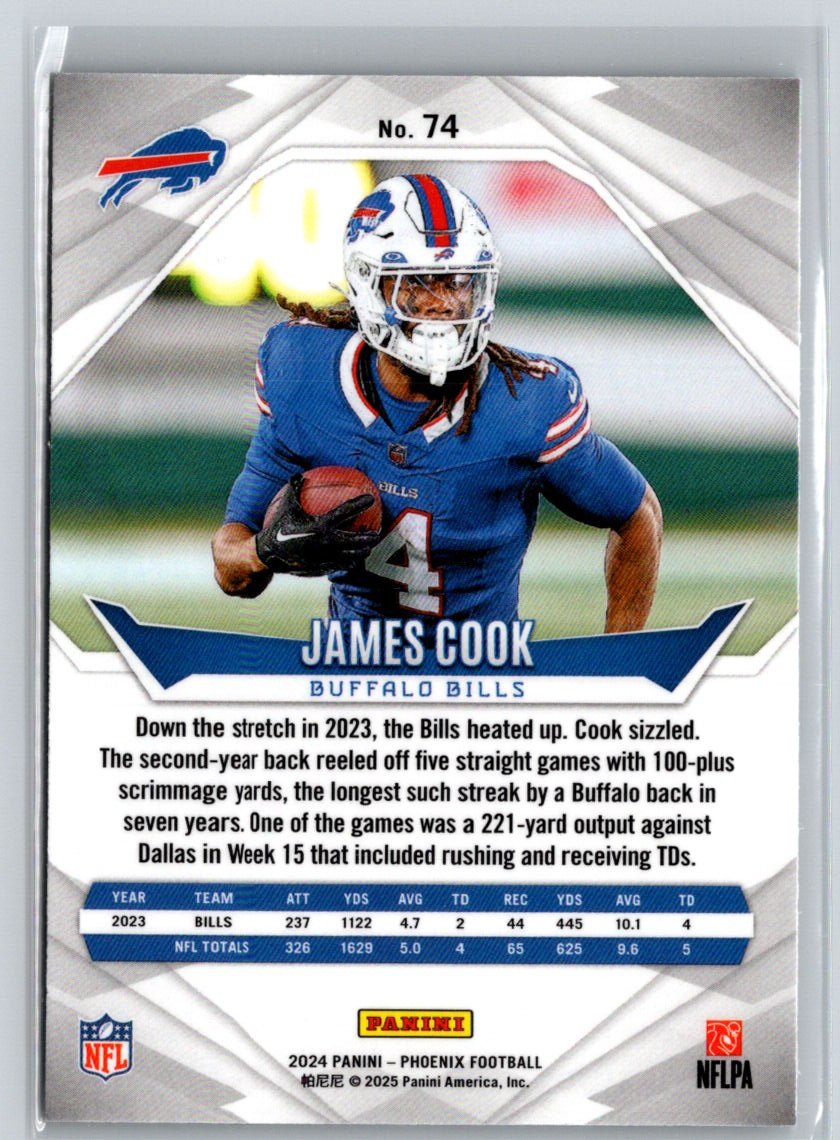 2024 Panini Phoenix #74 James Cook International J16