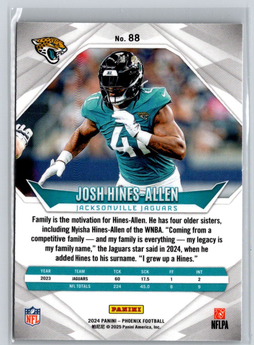 2024 Panini Phoenix #88 Josh Hines-Allen International J16
