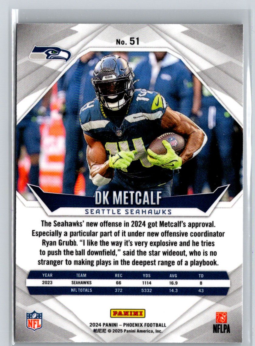 2024 Panini Phoenix #51 DK Metcalf International J16