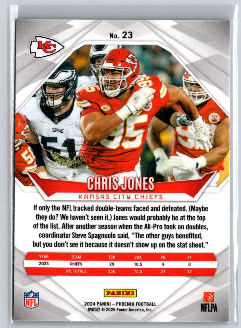2024 Panini Phoenix #23 Chris Jones International J17