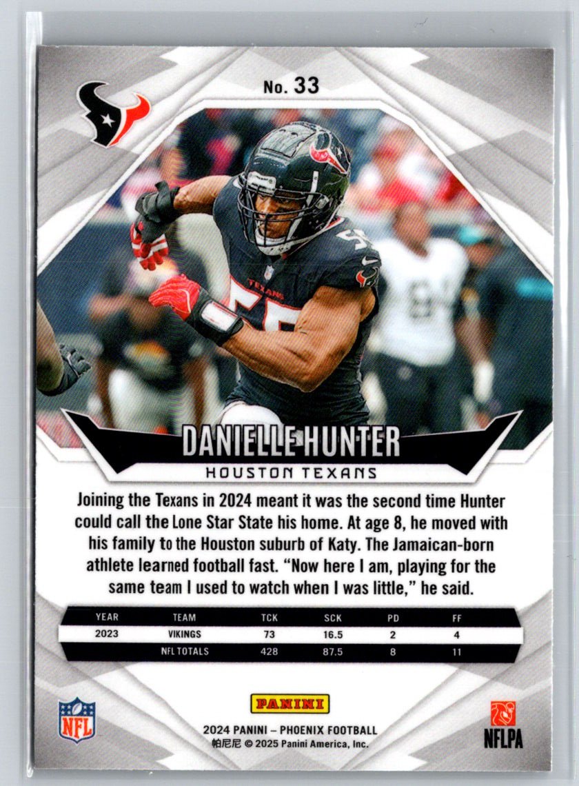 2024 Panini Phoenix #33 Danielle Hunter International J17