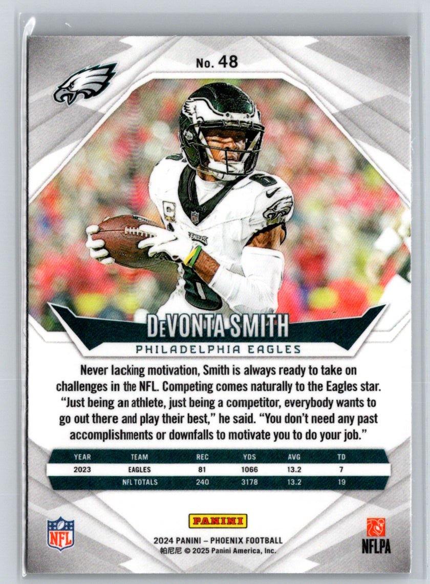 2024 Panini Phoenix #48 DeVonta Smith International J17