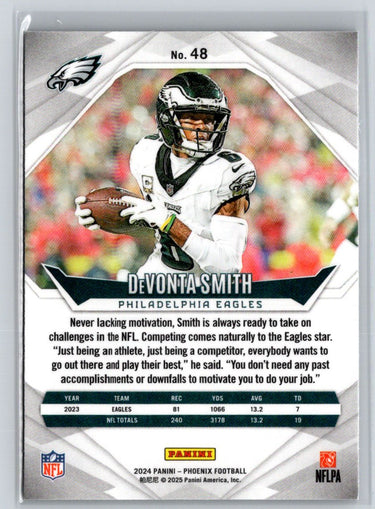 2024 Panini Phoenix #48 DeVonta Smith International J17