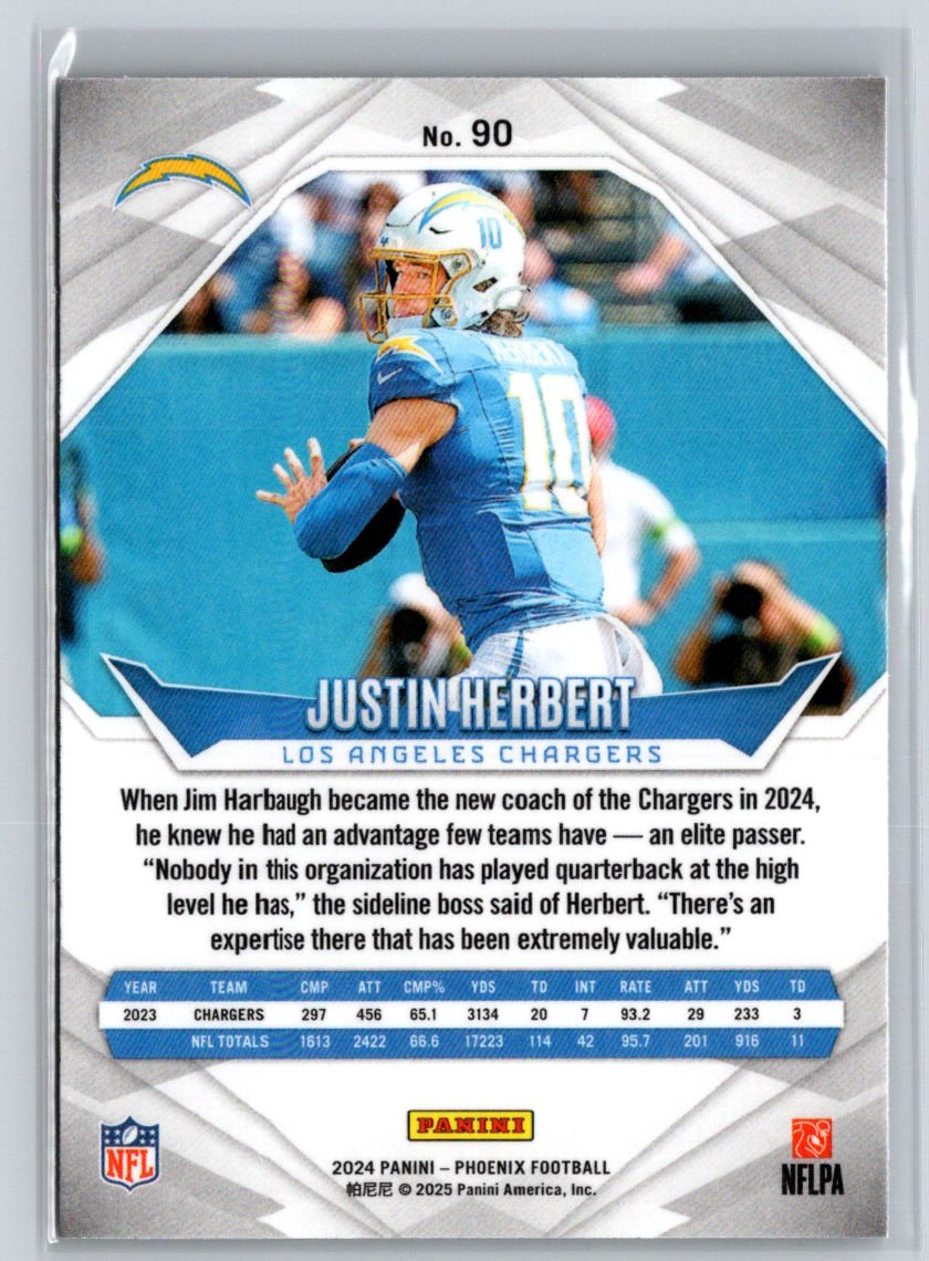 2024 Panini Phoenix #90 Justin Herbert International J17