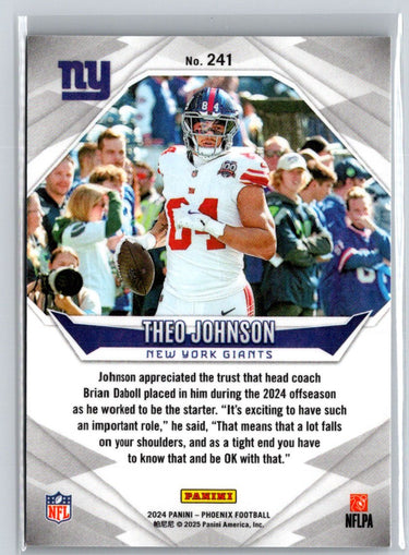 2024 Panini Phoenix #241 Theo Johnson International J18